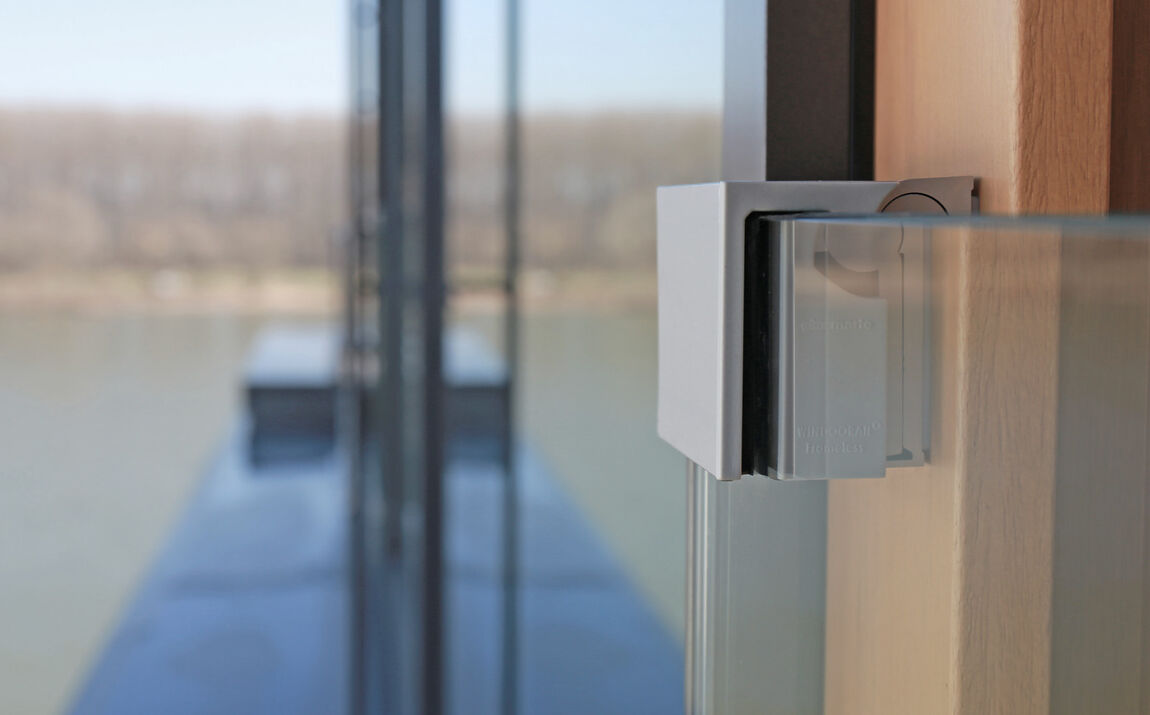 Glasklemme GM Windoorail Frameless Wetter
