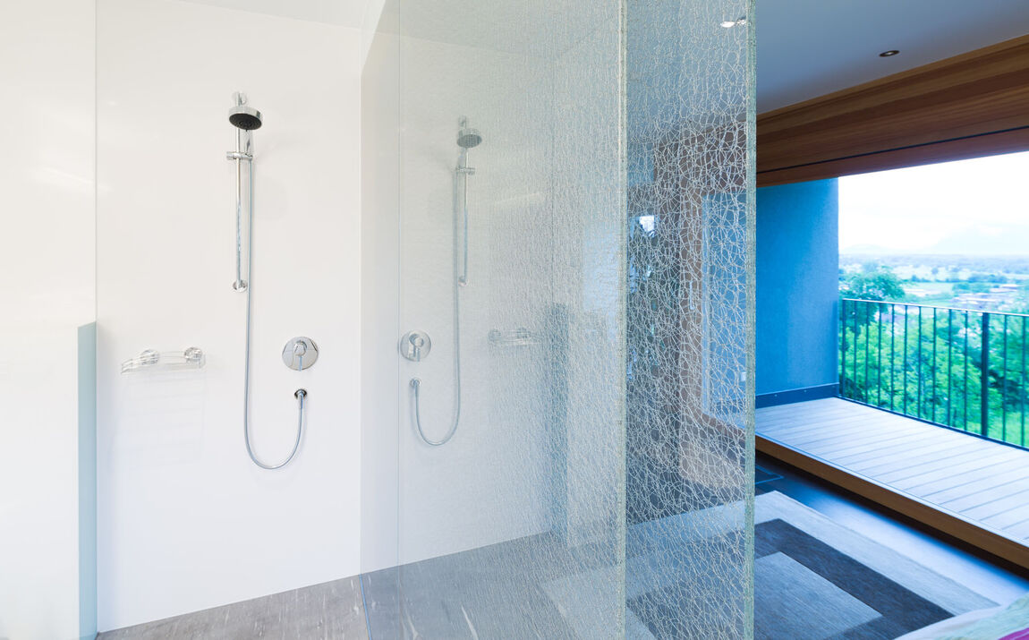 Glas-Dusche