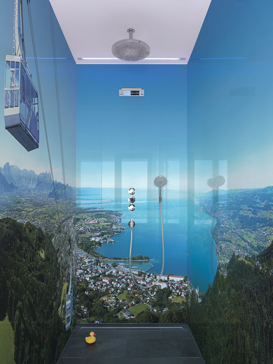 Dusche mit GM Fotodruck