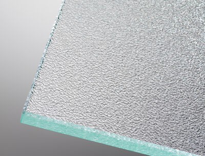Detailansicht einer Glasscheibe: GM Ornamentglas 