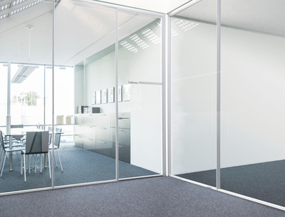 Glastrennwand GM Martion Mono in einem Büro