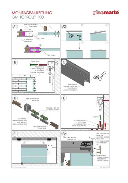 Montageanleitung: GM TOPROLL® 100